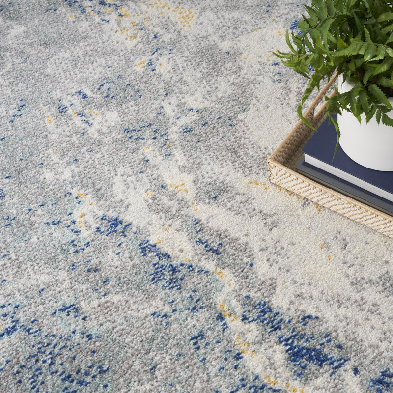 Hazley Abstract Rug, Rectangle 5'3" x 7'3"