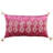 Embroidered Cotton Reversible Throw Pillow