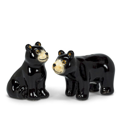 Ensemble salière et poivrière Mr. MJs Black Bear