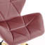 Chaise de bureau pivotante en velours Alec-208481611
