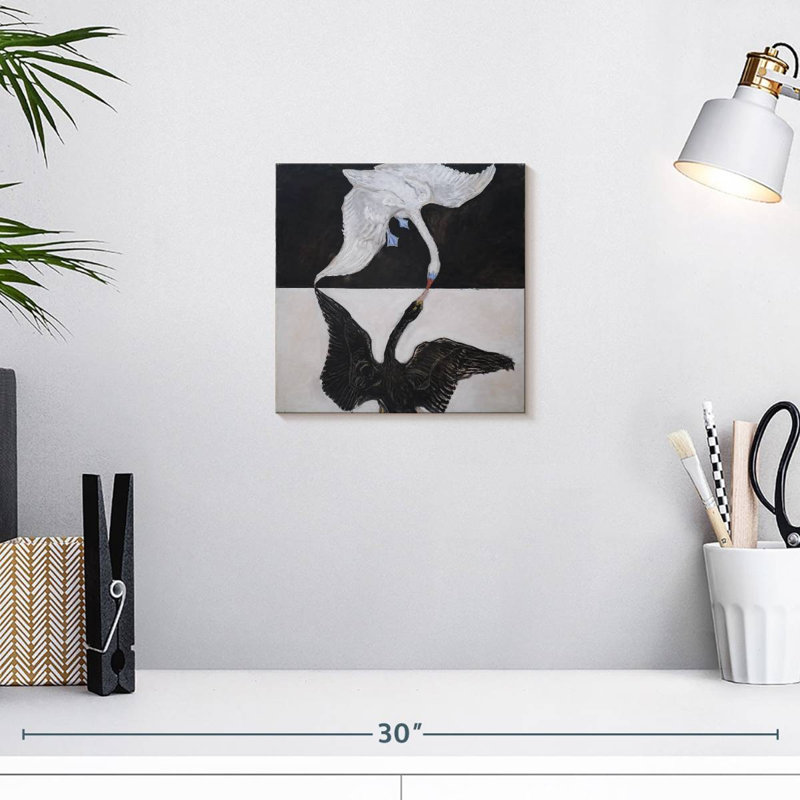 Brampt The Swan No. 1, 10" H x 10" W