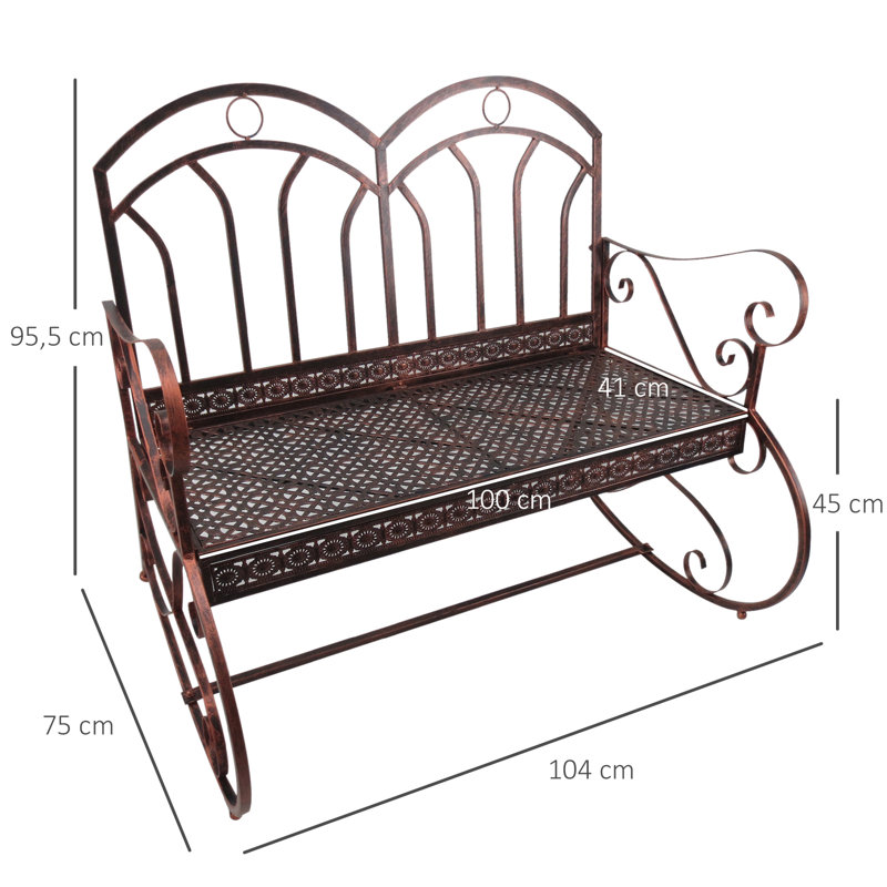 Metal Outdoor Bench
