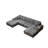 Convertible U-Shaped Combination Sofa-1716319444