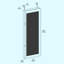 Armoire à bijoux avec miroir à suspendre-2060205236