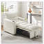 Fauteuil convertible en velours-1210471569