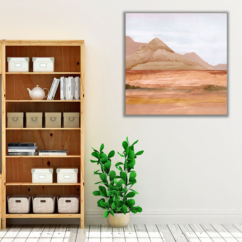 Désert formation I - reproduction d'art sur toile, H 24 po x l 24 po