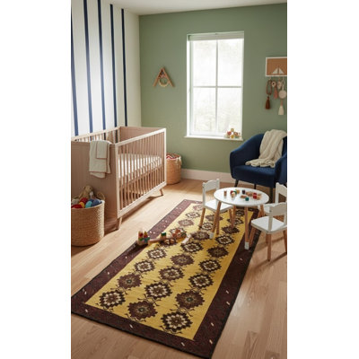 One-of-a-Kind Rectangle 3'2" X 6' Wool Area Rug