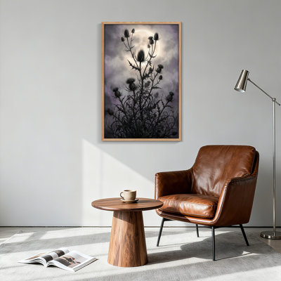 Ensemble de 1 tableau sur toile Dark Thistle
