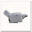 Synthetic Leather Power Motion Recliner with USB Port