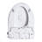 Smart Bidet Toilet Seat with Side Knob Adjustable Heated Seat with Water Temperature and Pressure Adjustment Portable Bidet with Automatic Nozzle Cleaning,Night Light,Only Seat