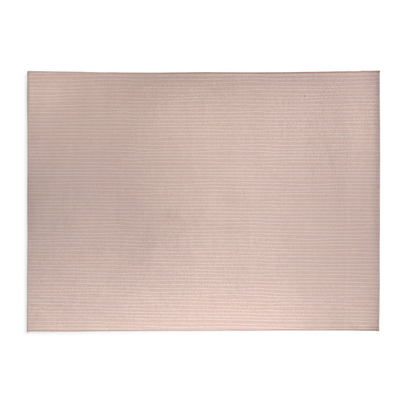 Tapis de bureau léger à lattes, L 6 pi x L 4 pi, Rose