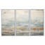 «Beige Blue Ocean Storm», ensemble d'art mural formes abstraites-107767149-112014330