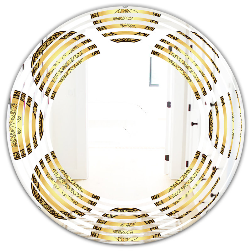 Motif avec miroir mural VI, 23,6 po x 23,6 po