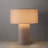 Moonlight Table Lamp - Cashmere Gray Linen Shade, Dimmer Switch-1000388756