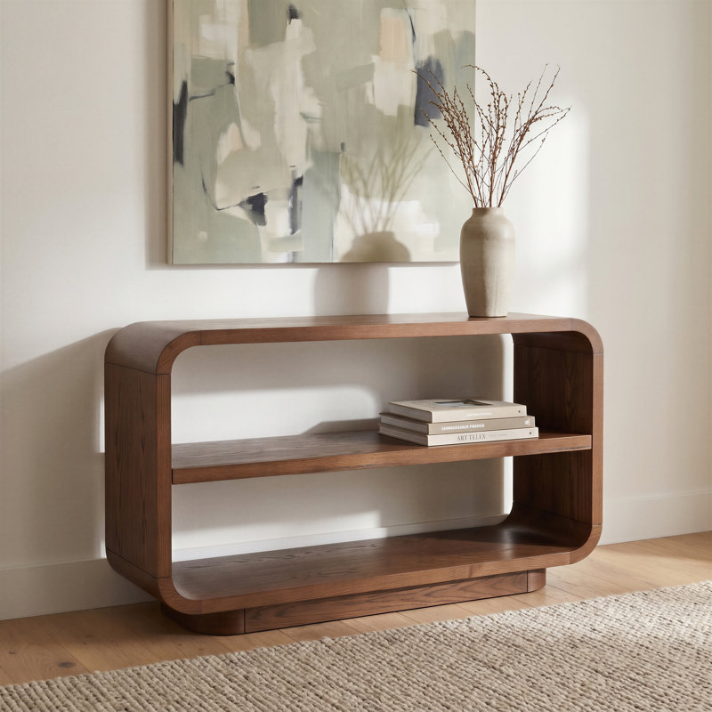 48 in. Console Table, Nogal