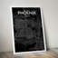 « phoenix city map », reproduction d’impression sur affiche en luxe-31735256