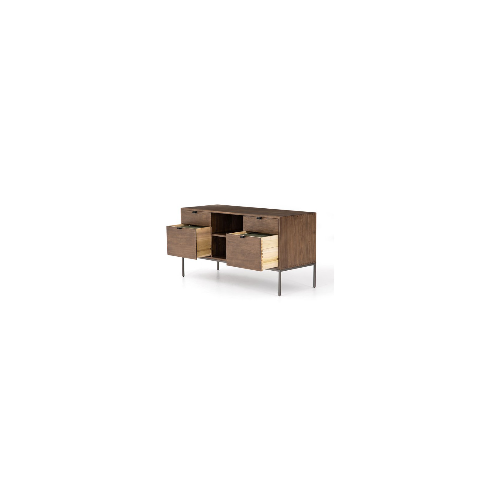 Loki 4 - Drawer Filing Credenza, Auburn Poplar