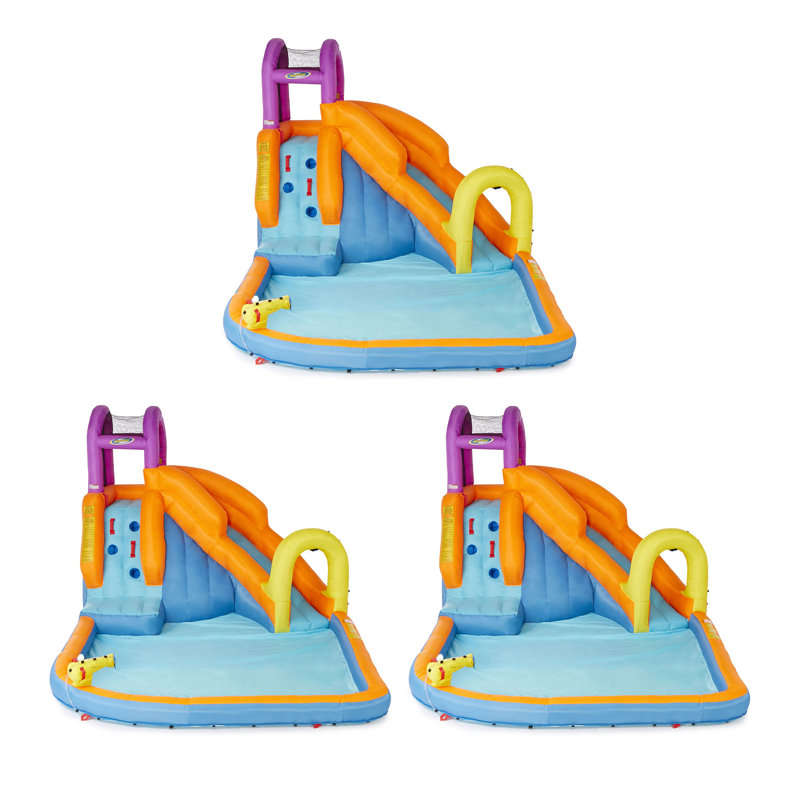 9.5' x 14.6' Inflatable Water Slide with Air Blower