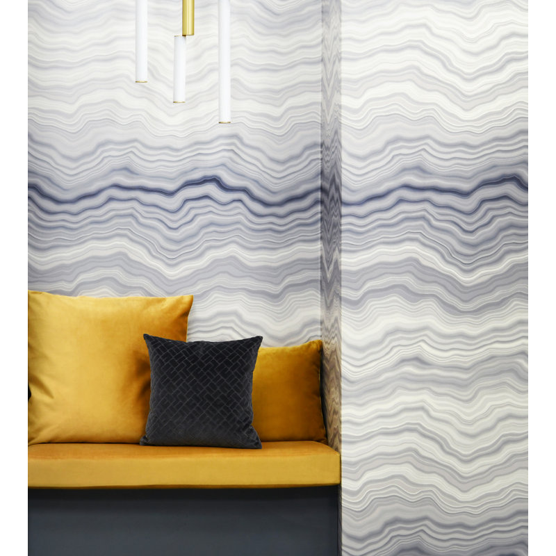 The Wall - Premier Chapitre Abstract Wallpaper Double Roll, Granite