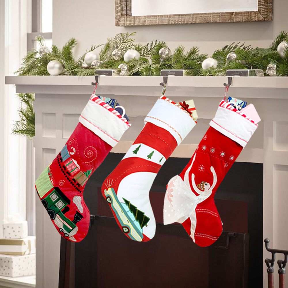 The Holiday Aisle® 3 Piece Christmas Stocking Set | Wayfair