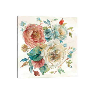 Rose Garden I by Carol Robinson - Painting on Canvas