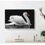 White Swan Swimming - Wrapped Canvas Print-56641708