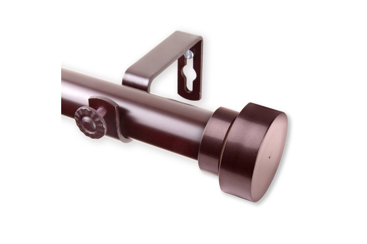 New Hartford Adjustable 1" Single Curtain Rod