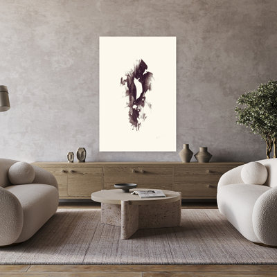 Abstract Charcoal Sketch Of A Couple Embracing In A Passionate Kiss Abstract Contemporary Dramatic Wall Art
