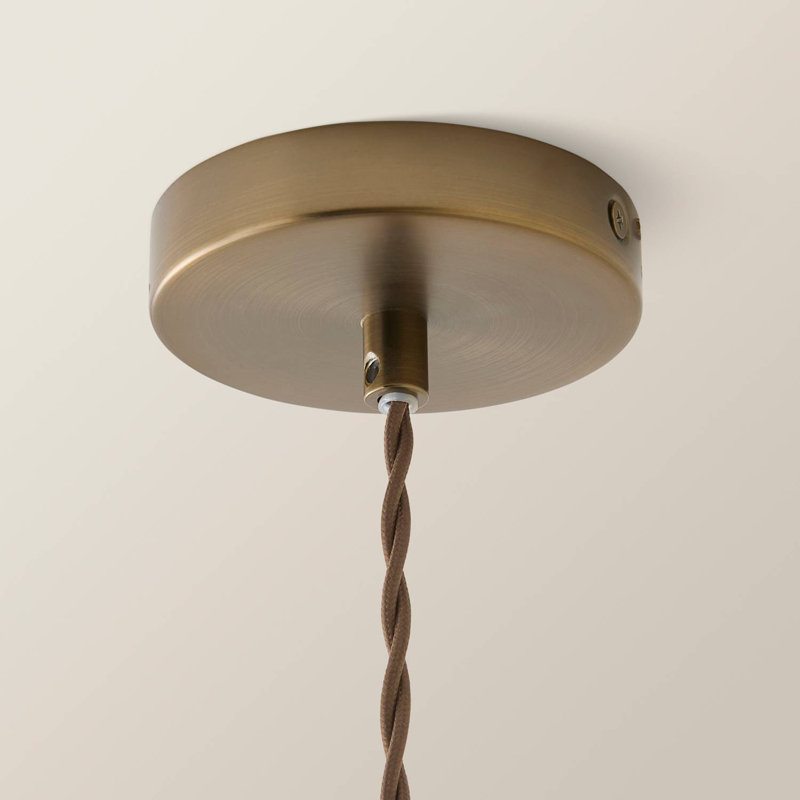 Alajuwon 1 - Light Brushed Brass Pendant