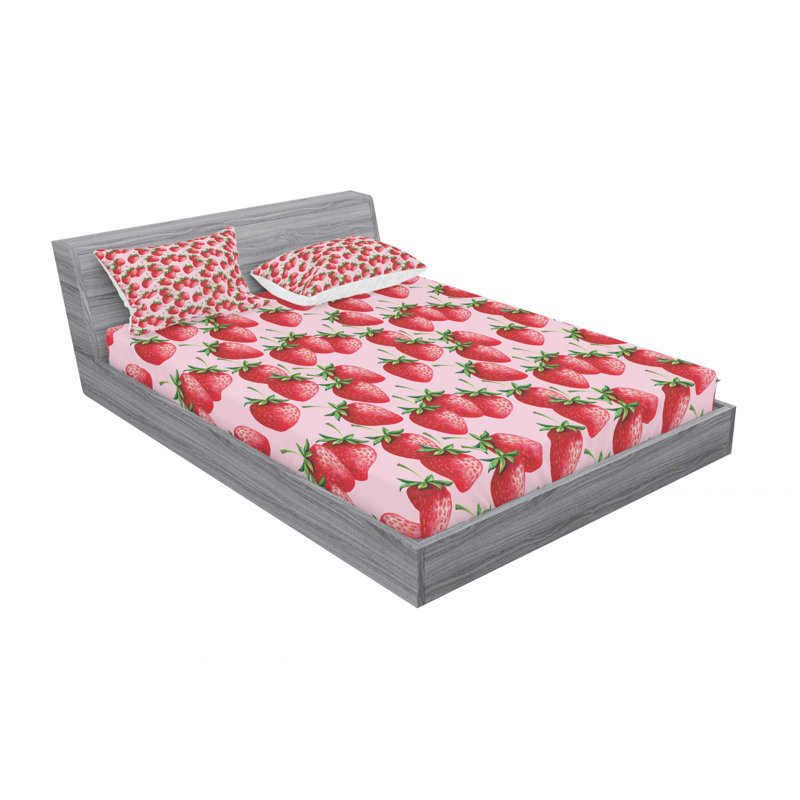Microfiber Sheet Set, Queen Sheet Set with Fitted Sheet