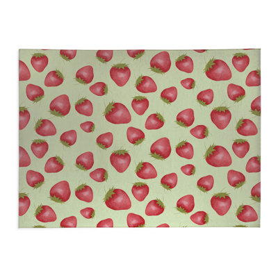 Tapis de cuisine antidérapant Summer Strawberries