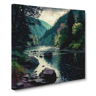 Modern Wall Art - Wrapped Canvas