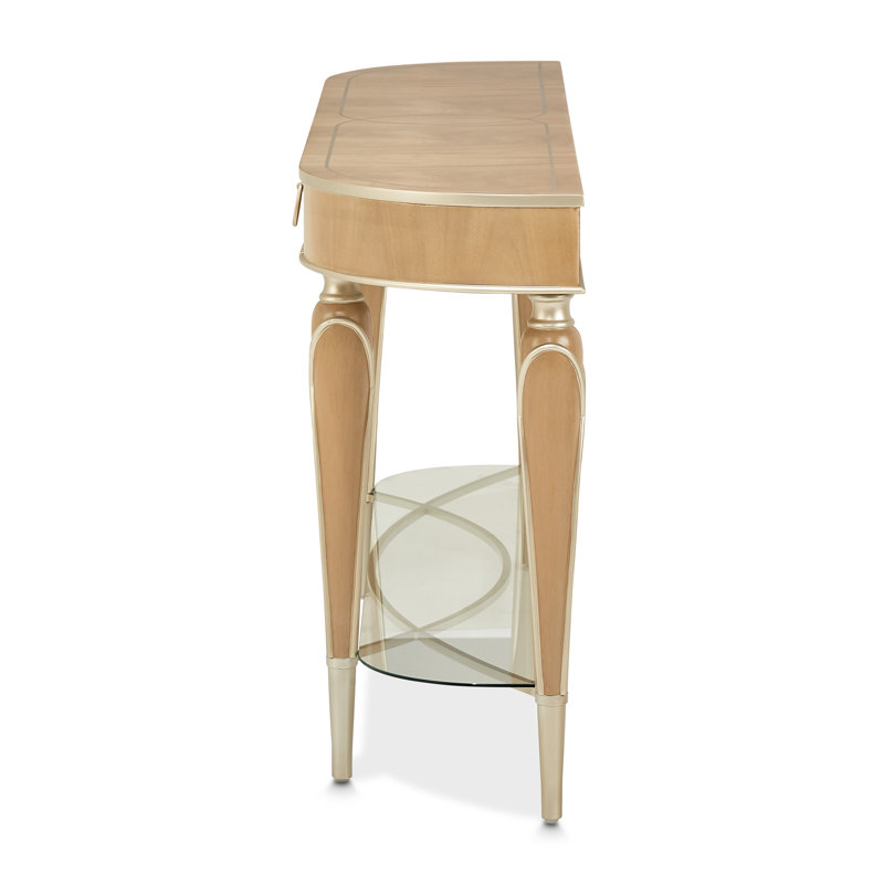 Villa Cherie Console Table, Caramel/Chardonnay