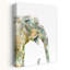 Art africain, éléphant africain abstrait contemporain-124290963