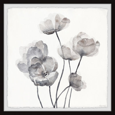 «Poppy Love», reproduction encadrée