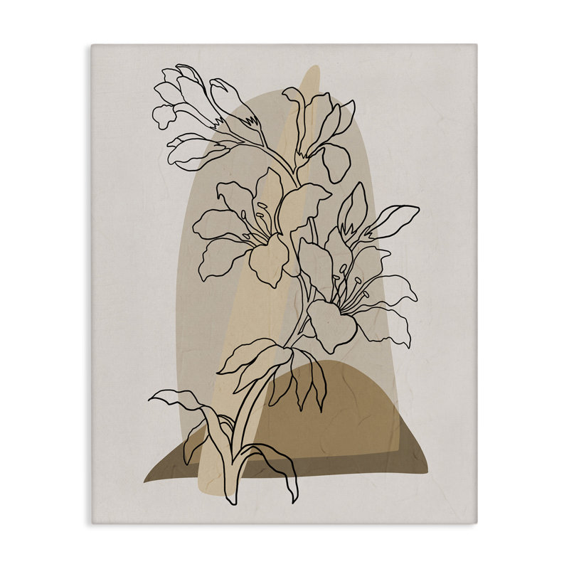 Impression sur toile Boho Lily Impression par Regina Moore, H 30 po x l 24 po