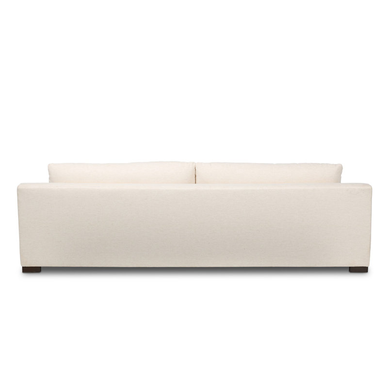 Crispin Sofa - Crypton Nomad Snow, 33" H x 110" W x 42.50" D