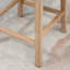 Tabourets de bar rembourrés en tissu, crème, siège 30 po, 180 pivotants, pieds en bois d'hévéa, 2 chaises de pub stables et élégantes crème, hauteur du siège, attrayant