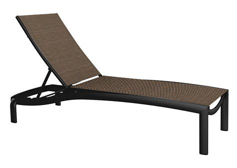 Kor Outdoor Chaise Lounge, Mia II, Obsidian