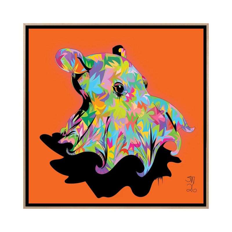 Sea Creature 2026 by TECHNODROME1 - Gallery-Wrapped Canvas Giclée on Canvas, Natural Wood