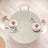 Ebern Designs Crown Fitted Round Tablecloth Dark Blue Grey Mustard-11996401