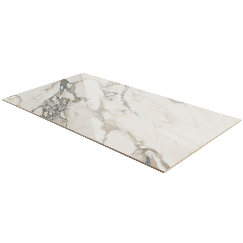 Carreau de porcelaine pour plancher et mur en marbre poli 24 po x 47 po Bond Tile (15,5 pieds carrés / caisse)