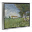 "Van Gogh Farmhouse in Corn", art mural encadré flottant par one1000paintings-1730113242-1730113222