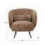 Fauteuil demi-tonneau pivotant rembourré Teda Vernelle