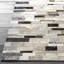 Trail Geometric Area Rug in Brown/Silver/Ivory-891466942