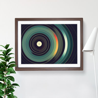 Dynamic Vinyl Record - Single Picture Frame Print