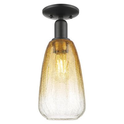 Downtown Urban - Baxter - 1 Light 6" Semi-Flush Mount 