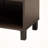 Parterre Entryway 4-Shelves With 2-Door Dark Brown Shoe Cabinet, 31.91" H X 23.38" W X 11.53" D