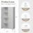 75" Kitchen Pantry,Wood Storage Cabinet with Adjustable Shelves-2066179613