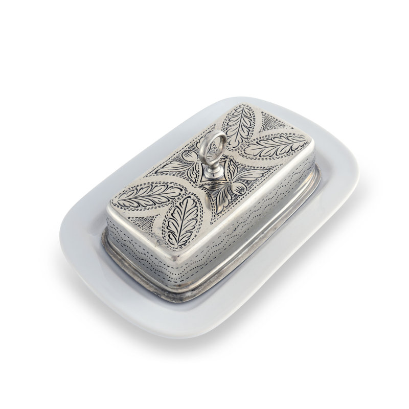 Provencal Pewter Butter Dish